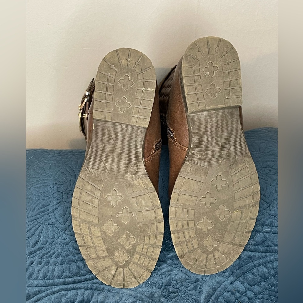 Womens Tall Brown Boots, 7.5 - Picture 6 of 8